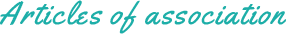 Articles of association